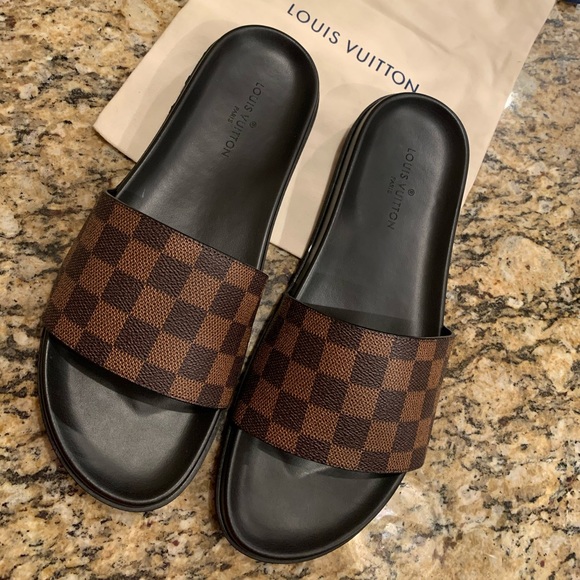 mens slides louis vuitton